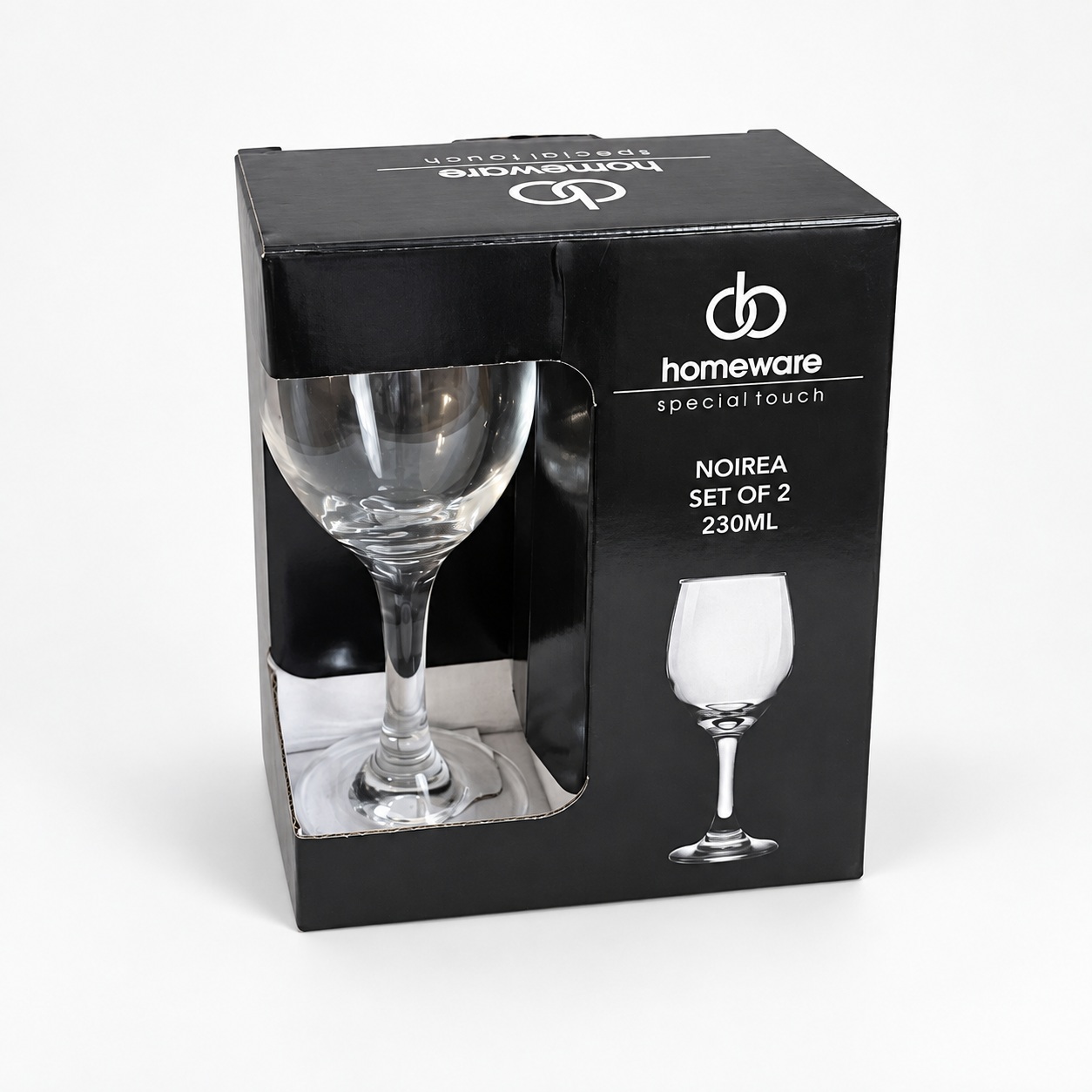 Оригинална кутия Homeware Noirea — 2 чаши по 230 ml